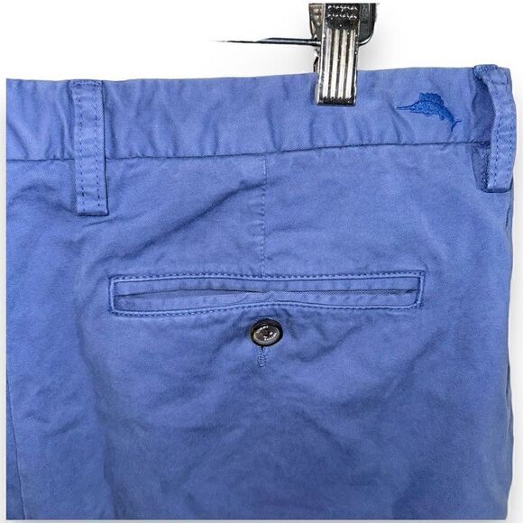 Navy Blue Tommy Bahama 9 Inch Chino Shorts Size 36 - Picture 7 of 9